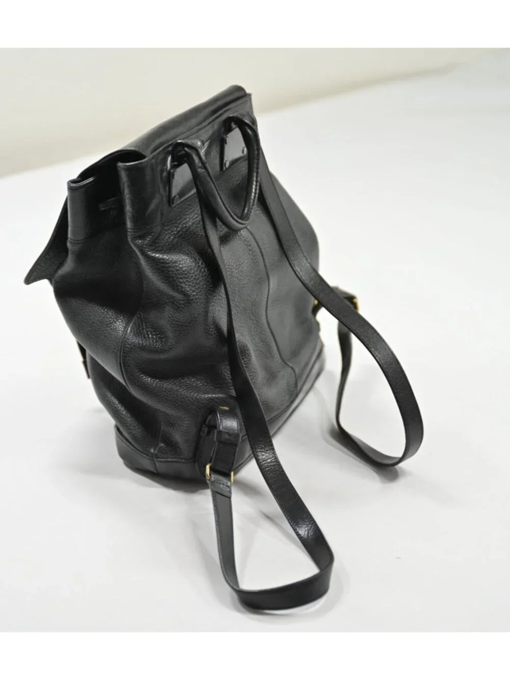 Rag & Bone Mini Pilot Leather Backpack in Black